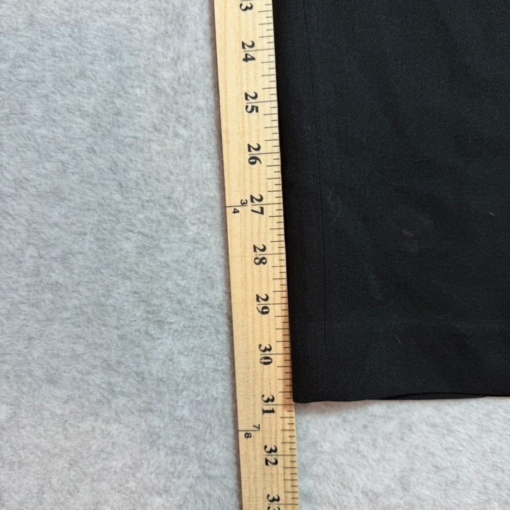 Perry Ellis Mens 36x32 Black Flat Front Dress Pants Slacks 49MB9016 - Picture 10 of 11